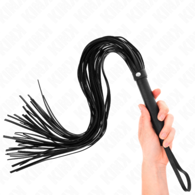Kink - chicote de pvc macio preto 70 cm - image 3