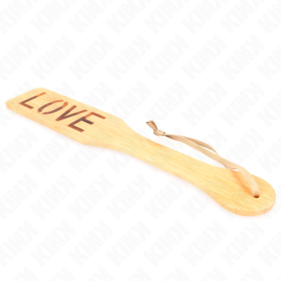 Kink - paleta de bambu palavra amor 32 x 5,5 cm kink impact & touch caliente. Pt
