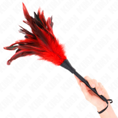 Alternative view of KINK - PENAS DE FRANGO EM FORMA DE CHIFRE VERMELHO 36 CM