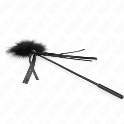 Kink - penas de cócegas com laço 35 cm kink impact & touch caliente. Pt