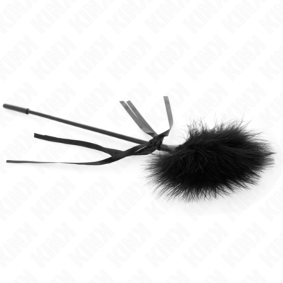 Kink - penas de cócegas com laço 35 cm kink impact & touch caliente. Pt