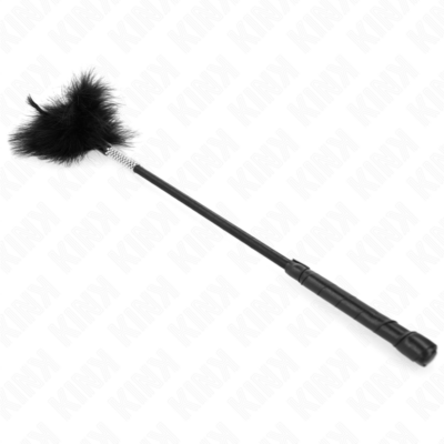 Kink - penas de cócegas com cabo de strass 50 cm kink impact & touch caliente. Pt