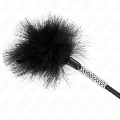 Kink - penas de cócegas com cabo de strass 50 cm kink impact & touch caliente. Pt