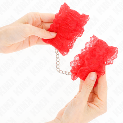Kink - pulso elástico de renda vermelho kink wrist restraint caliente. Pt