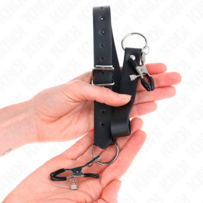 Kink - 4 pinças de clitóris ajustáveis 34-48 cm kink nipple grip caliente. Pt