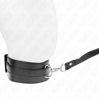 Kink - colar com cinto 116 cm modelo 1 ajustável 36-43 cm x 5 cm kink collar & gag caliente. Pt