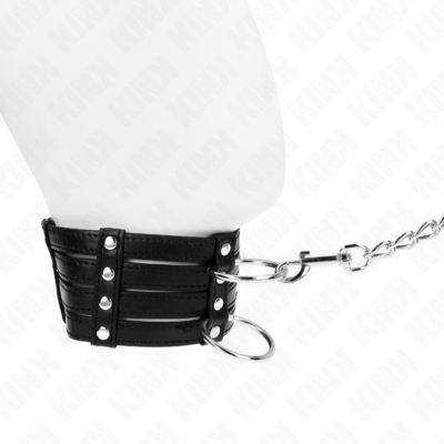 Kink - colar com cinto 65 cm sub estilo ajustável 35-51 cm x 7 cm kink collar & gag caliente. Pt