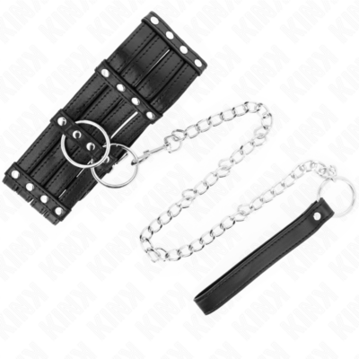 Kink - colar com cinto 65 cm sub estilo ajustável 35-51 cm x 7 cm kink collar & gag caliente. Pt