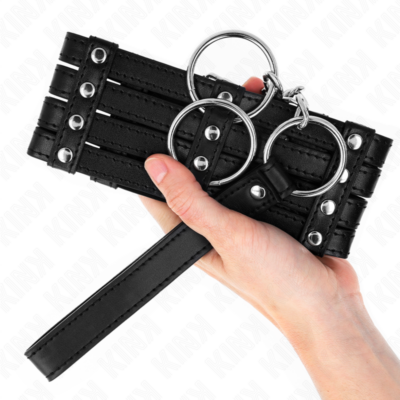 Kink - colar com cinto 65 cm sub estilo ajustável 35-51 cm x 7 cm kink collar & gag caliente. Pt
