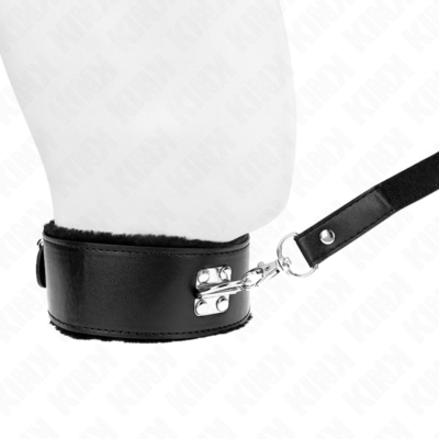 Kink - colar com trela 116 cm com pregos prata modelo 4 preto ajustável 40-48 cm x 6 cm kink collar & gag caliente. Pt