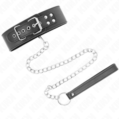 Kink - colar modelo básico com trela 65 cm modelo 2 kink collar & gag caliente. Pt