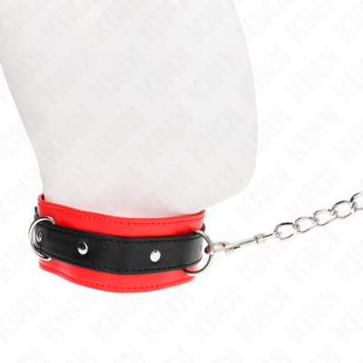 Alternative view of KINK - COLAR MODELO BÁSICO COM TRELA 65 CM MODELO 3 VERMELHO 53 X 5 CM