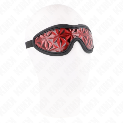 Kink - faixa de cabeça padrão diamante vermelho 20,5 x 6 cm kink masked allure caliente. Pt
