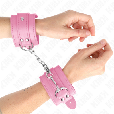 Kink - pulso simples rosa ajustável 20-23 cm x 5,5 cm kink wrist restraint caliente. Pt