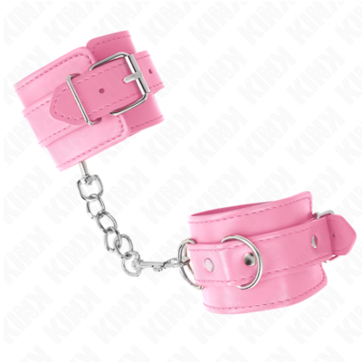 Kink - pulso simples rosa ajustável 20-23 cm x 5,5 cm kink wrist restraint caliente. Pt