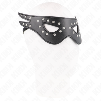 Kink - máscara de couro sexy modelo 2 27 x 13 cm kink masked allure caliente. Pt