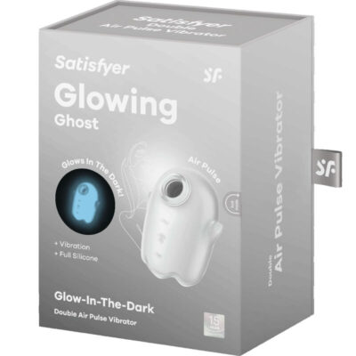 Satisfyer - glowing ghost air pulse & vibrador branco satisfyer air pulse caliente. Pt