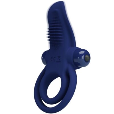 Pretty love - bronson anel duplo com vibrao azul pretty love male caliente. Pt