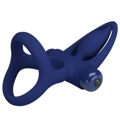 Pretty love - mat anel duplo com vibrao e estimulador azul pretty love male caliente. Pt