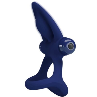 Alternative view of PRETTY LOVE - MAT ANEL DUPLO COM VIBRAO E ESTIMULADOR AZUL