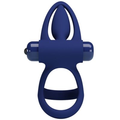 Pretty love - mat anel duplo com vibrao e estimulador azul pretty love male caliente. Pt
