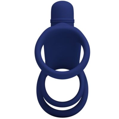 Pretty love - anel vibrante elish com extenso azul pretty love male caliente. Pt