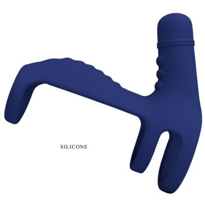 Pretty love - anel vibrante elish com extenso azul pretty love male caliente. Pt
