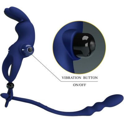 PRETTY LOVE - AYAD ANEL VIBRADOR COELHO COM PLUG AZUL 20 Pretty love - ayad anel vibrador coelho com plug azul pretty love male caliente. Pt