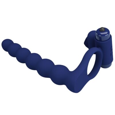 Pretty love - ajmal anel vibrador com plug azul pretty love male caliente. Pt