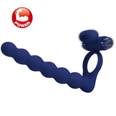 Pretty love - ajmal anel vibrador com plug azul pretty love male caliente. Pt