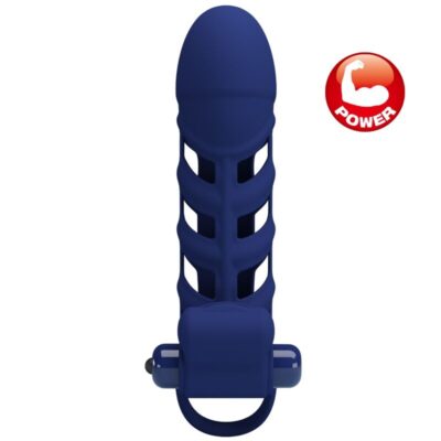 Pretty love - altaf anel vibrador com bainha de silicone azul pretty love male caliente. Pt