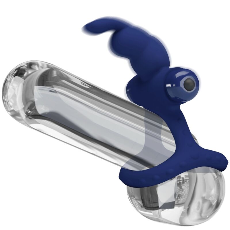 PRETTY LOVE - LUCHITO ANEL VIBRANTE DUPLO COELHO AZUL 6 Pretty love - luchito anel vibrante duplo coelho azul - image 6