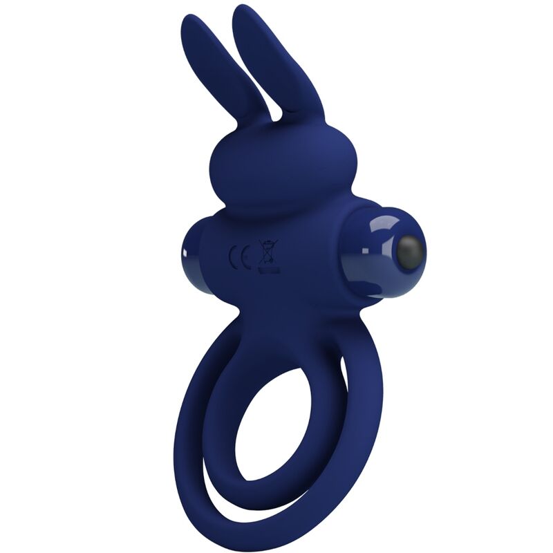 PRETTY LOVE - DAREY ANEL VIBRANTE DUPLO COELHO AZUL 1 Pretty love - darey anel vibrante duplo coelho azul