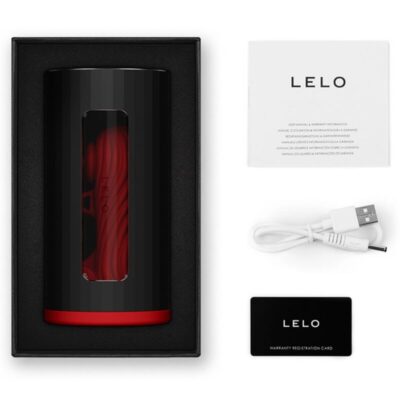 Lelo - masturbador masculino f1s v3 vermelho lelo caliente. Pt