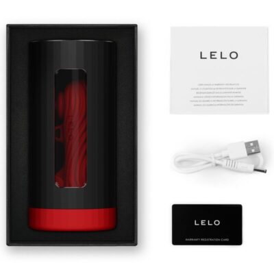Lelo - f1s v3 masturbador masculino vermelho xl lelo caliente. Pt