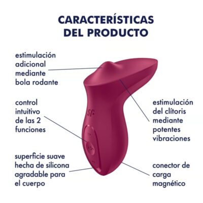 Satisfyer - exciterrr vibrador lay-on clitoris berry satisfyer vibrator caliente. Pt