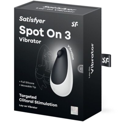 Satisfyer - spot on 3 estimulador clitórico preto satisfyer vibrator caliente. Pt