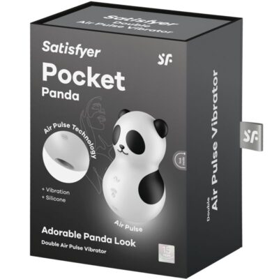 Satisfyer - pocket panda estimulador e vibrador preto e branco satisfyer air pulse caliente. Pt