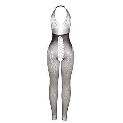 Subblime - 951832 bodystocking com costas abertas e detalhes cruzados preto tamanho único subblime bodystockings caliente. Pt