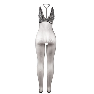 Subblime - 951993 bodystocking sem costas de rede transparente preto tamanho único subblime bodystockings caliente. Pt