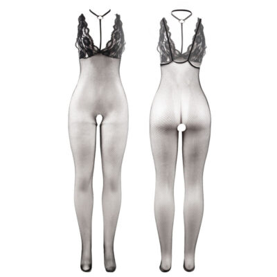 Subblime - 951993 bodystocking sem costas de rede transparente preto tamanho único subblime bodystockings caliente. Pt