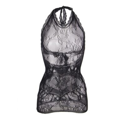 Subblime - 952075 vestido curto de rede com detalhe nas costas e corao preto tamanho único subblime dresses caliente. Pt
