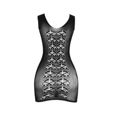 Subblime - 952167 curto elstico fishnet vestido preto tamanho único subblime dresses caliente. Pt