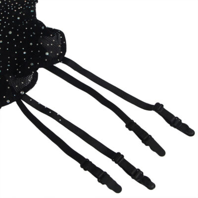 Subblime - 952174 bodystocking de rede com luvas e diamantes preto tamanho único subblime bodystockings caliente. Pt