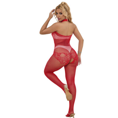 SUBBLIME - 952372 BODYSTOCKING SEM FUNDO DE REDE E RENDA COM GOLA ALTA VERMELHO TAMANHO ÚNICO 18 Subblime - 952372 bodystocking sem fundo de rede e renda com gola alta vermelho tamanho único subblime bodystockings caliente. Pt