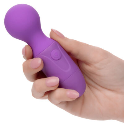 Calexotics - first time massageador recarregável 10 vibrações roxo calexotics caliente. Pt