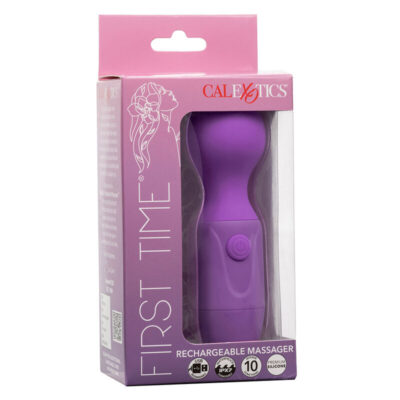 Calexotics - first time massageador recarregável 10 vibrações roxo calexotics caliente. Pt