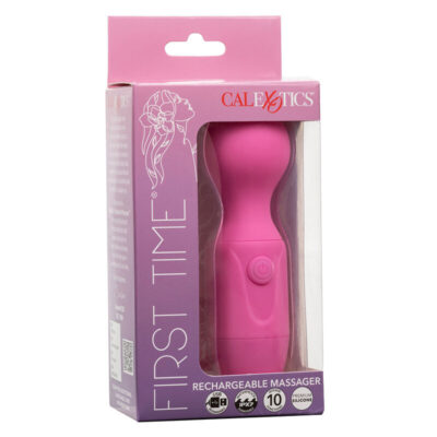 Calexotics - first time massageador recarregável 10 vibrações rosa calexotics caliente. Pt