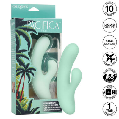 Alternative view of CALEXOTICS - PACIFICA FIJI VIBRADOR E ESTIMULADOR PONTO G 10 VIBRAÇÕES AQUA
