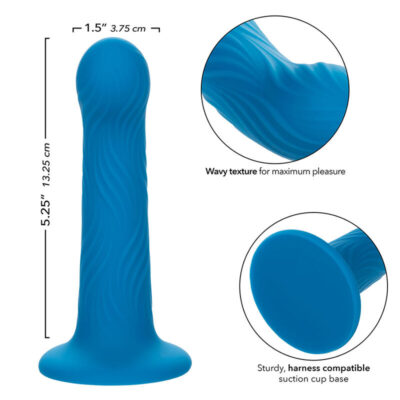 Calexotics - wave rider ripple plug anal azul calexotics caliente. Pt
